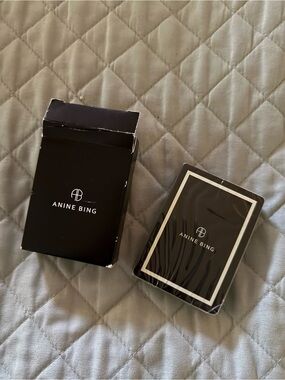 Anine Bing Black Playing Card Set